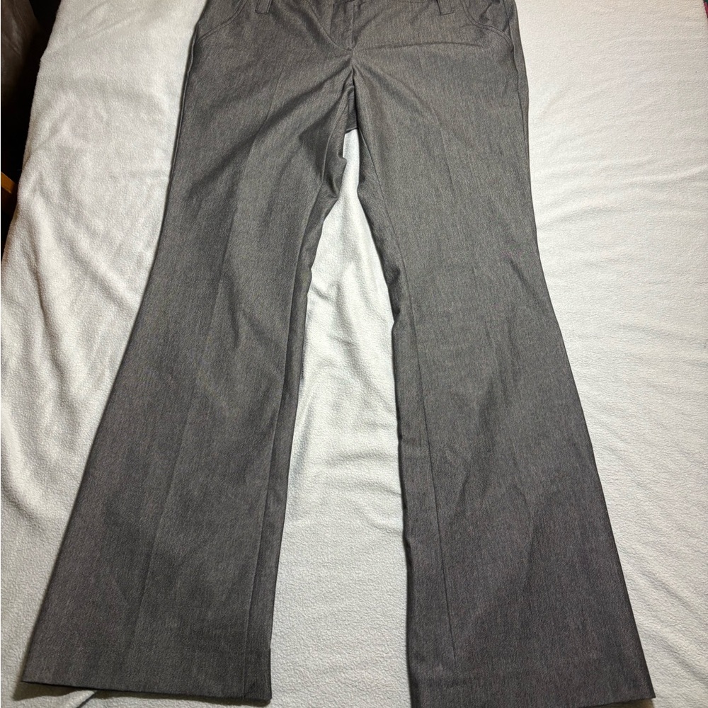 INC International Concepts Gray Flared Dress Pants size12